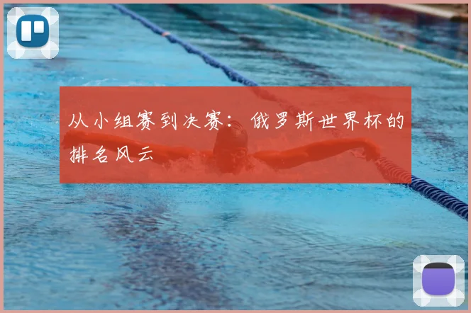 从小组赛到决赛：俄罗斯世界杯的排名风云