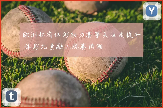 欧洲杯有体彩助力赛事关注度提升 体彩元素融入观赛热潮