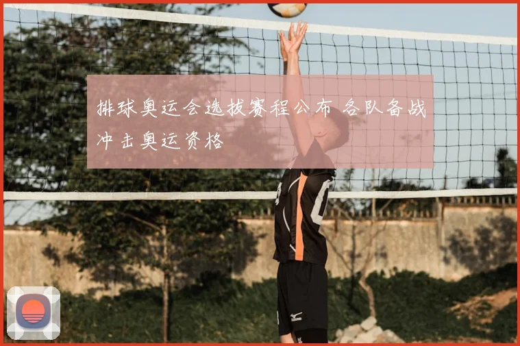 排球奥运会选拔赛程公布 各队备战冲击奥运资格