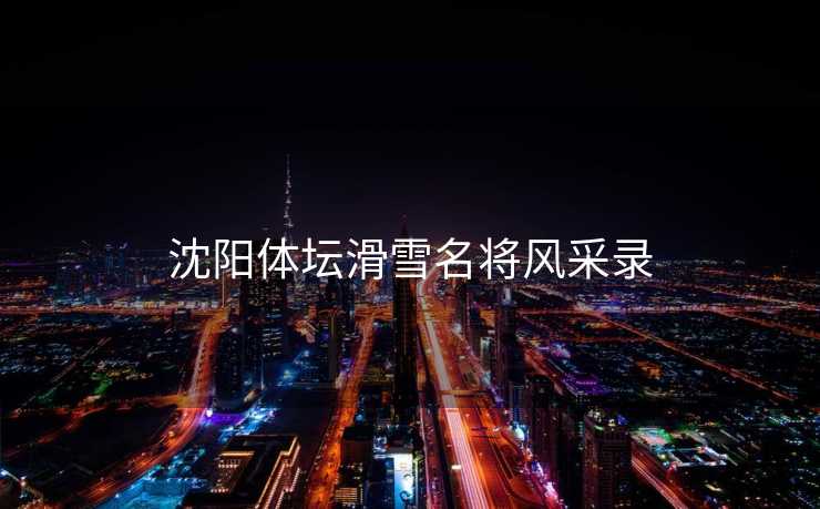 沈阳体坛滑雪名将风采录