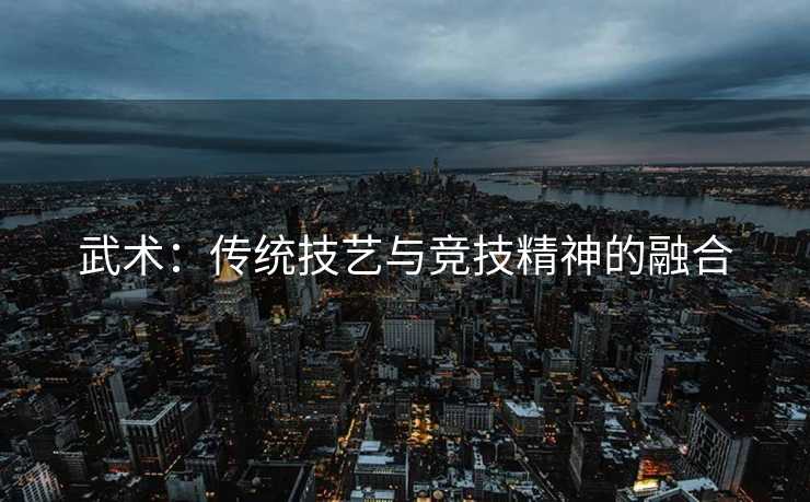 武术：传统技艺与竞技精神的融合