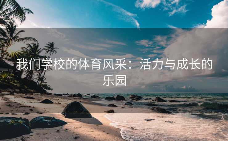 我们学校的体育风采：活力与成长的乐园