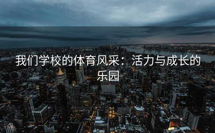 我们学校的体育风采：活力与成长的乐园